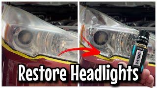 Restore Headlights WITHOUT a Polisher with @VonixxBrasil  V-Light! AMAZING Results!