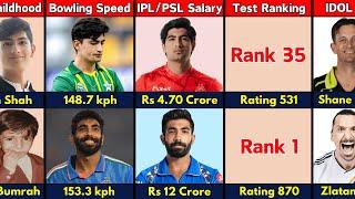 Comparison: Naseem Shah VS Jasprit Bumrah