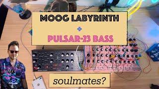 Moog Labyrinth as Melody Generator for Soma Pulsar-23 [Jam]