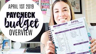 April 1st 2019 Paycheck Budget Overview