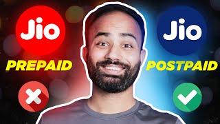 Jio Prepaid VS Jio Postpaid Plan [Maybe Postpaid is Better for You] (Hindi)