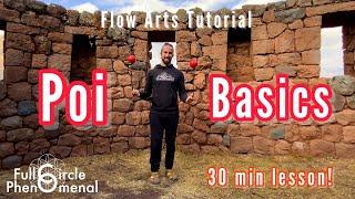 Introduction to Poi Flow Arts (basics of fire spinning): Pendulums, Cross Points, Planes, Split Time