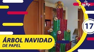 DIY ÁRBOL de NAVIDAD de PAPEL