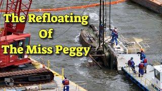 The Refloating of the Miss Peggy Towboat in The Houston Ship Channel After Ship Collision YANGZE 7