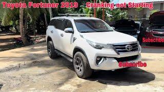 Toyota Fortuner 2020 not Starting how to Diagnose and Solve