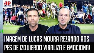 "Que ATITUDE LINDA do Lucas Moura! Esse cara é..." ORAÇÃO aos pés do jogador do Nacional VIRALIZA!