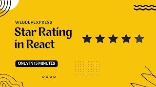 Star Rating in react | Frontend Interview Question | MakeMyTrip