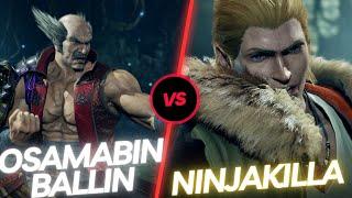 Tekken 8 | NinjaKilla (Steve) VS OsamaBinBallin (Heihachi) Player Match