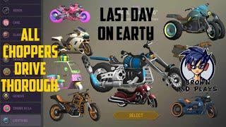 All Chopper Paints Unlocked Gameplay - Last Day on Earth | All Models & Patterns | LDOE Chopper Skin