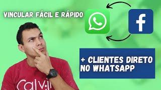 (TUTORIAL) COMO VINCULAR O WHATSAPP no FACEBOOK - Atualizado 2022