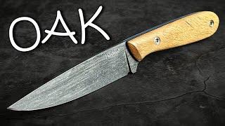 Making A Knife For A Friend With Reclaimed Oak | Basic Knife Making