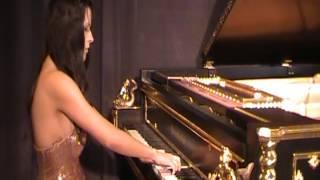 Krystle Maczka performing on the Bosendorfer Imperial Gold "Emperor" Concert Grand piano