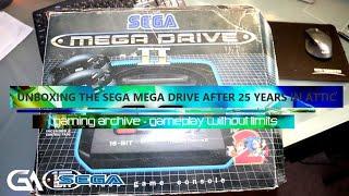 Unboxing Sega Mega Drive After 25 Years in The Attic - Sega Genesis MegaDrive Retro Consoles