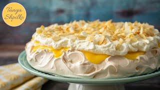 Бесподобный Торт "Павлова" с Лимонным Кремом | Pavlova with Lemon Curd | Tanya Shpilko