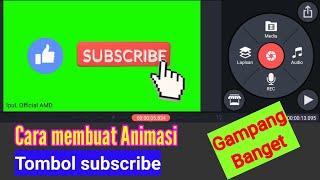 How to make subscribe button animation on android phone using kinemaster