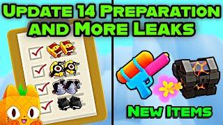  UPDATE 14 PREPARATION + MORE NEW LEAKS INCLUDING NEW ITEMS, NEW HUGES AND MORE IN PET SIMULATOR 99