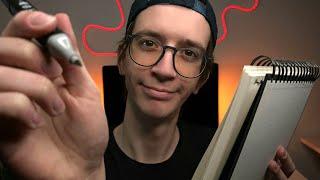 ASMR | Ich zeichne DICH ‍ | Sketching You Roleplay  | Deutsch