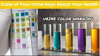 10 Shocking Facts About Urine Color | That Will Change Your Life! #urine #urineproblem #health