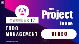 Angular 17 Todo Management App | Angular Project
