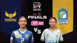 FINAL|KARNALI YASHVIS VS LALITPUR QUEENS|Everest Women's volleyball League 2024 |