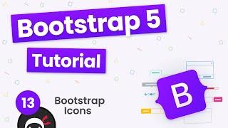 Bootstrap 5 Crash Course Tutorial #13 - Bootstrap Icons