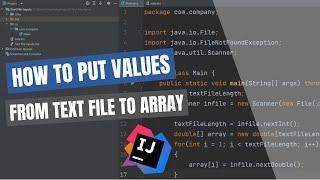 How to INPUT VALUES From a TEXT FILE into an ARRAY in Java