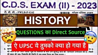 CDS 2 2023: HISTORY QUESTIONS WITH SOURCE #cds2023    #cds2023history #cds22023  #cdsexam
