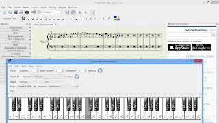 Setup Score input mode with VMPK in Ubuntu for MuseScore