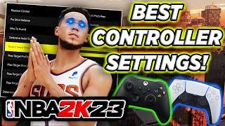 *NEW* BEST CONTROLLER SETTINGS IN NBA 2K23! PLAY GLITCHY OFFENSE AND DEFENSE SEASON 5!