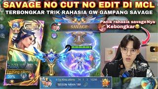 KETIKA ZILONG SAVAGE DI MCL NO CUT NO EDIT, ROTASI SUPER AGRESIF| Mobile legends