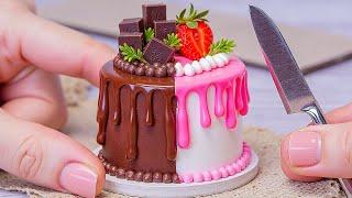 [Mini Cake ] Best Of Miniature Chocolate & Rainbow Cake Decorating Ideas | Mini Strawberry Cake