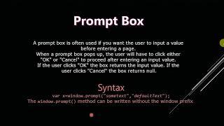 ALERT POPUP IN JAVASCRIPT   WHAT IS WINDOWS POPUP BOXES WINDOWS POPUP BOXES PROMPT POP UP JAVASCRIPT