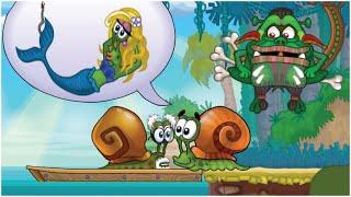 Snail Bob 2: Funny Gameplay (iOS,Android) Part 7 - Island Story All 3 Stars - Levels 1 + 15