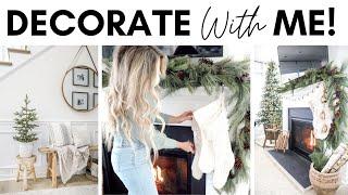 CHRISTMAS DECORATE WITH ME || HOLIDAY DECOR IDEAS || 2021 CHRISTMAS DECOR