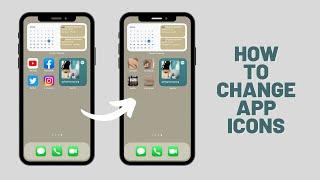 How to change app icons on iPhone / Customize iPhone apps with iOS 15!