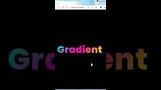 How to Create Gradient Text Animation Effects using Html and CSS