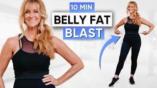 LOSE BELLY FAT in 10 Minutes - 10 Powerful AB Exercises (with Weights)