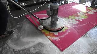 Трёхфазный ротор (однодисковая машина) для чистки ковров EUROMAK. Для работы в цеху по стирке ковров