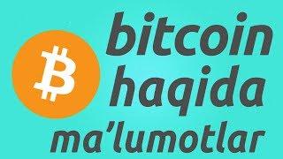 BITCOIN HAQIDA TO'LIQ MA'LUMOT, ISHLASH PRINTSIPI VA MAYNING.