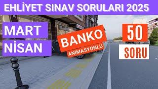 Ehliyet Sınav Soruları 2025 | Mart, Nisan Çıkmış Ehliyet Sorularını Çöz