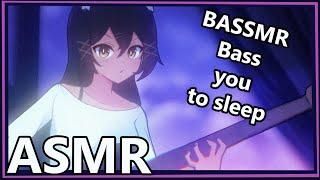 BASSMR catgirl plays bass and hums | ASMR | [humming] [bass guitar]