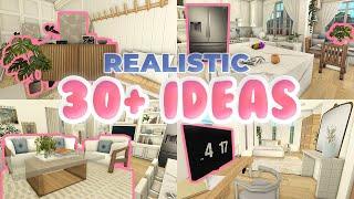 30+ IDEAS to make your HOUSE more REALISTIC in Bloxburg! | ROBLOX