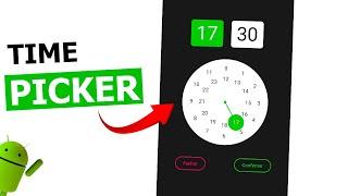 JETPACK COMPOSE TIME PICKER - Guia Iniciante!