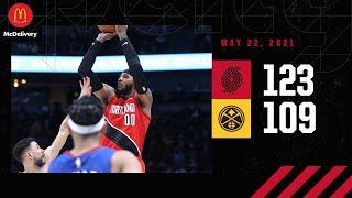 Trail Blazers 123, Nuggets 109 | McDonalds Game 1 Highlights | May 22, 2021