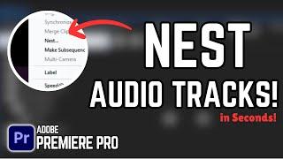 How to Nest Audio Tracks in Premiere Pro (2025 Easy Tutorial!)