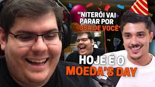 CASIMIRO CELEBRA O ANIVERSÁRIO DE CHICO MOEDAS | Cortes do Casimito