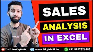 Sales Anaysis in Excel in Hindi | Excel Tips and Tricks in Hindi | MS Excel Trips and Tricks 2022