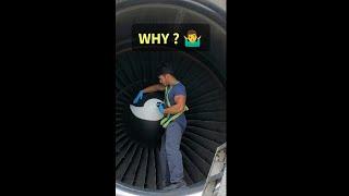 AIRCRAFT TURBINE JET ENGINE STOPPING  with your body ‍️in 2023 #youtubeshorts