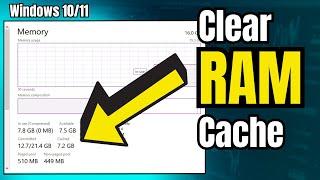 How to Clear RAM Cache in Windows 10/11 (2024) |  Make Computer Faster