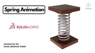 Spring Animation SOLIDWORKS | Motion Study | Animation | CADable